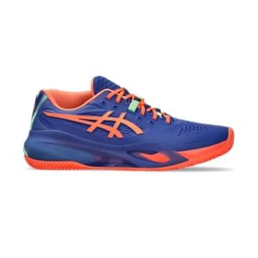 Imagem de ASICS Tênis masculino Gel-Resolution X Padel, Cobalto escuro/coral vívido, 42
