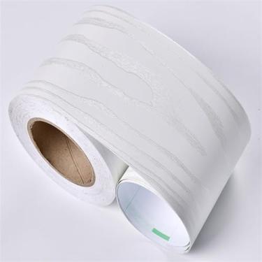 Imagem de GQQGSHOP Faixa autoadesiva de borda de parede de 5 metros à prova d'água, decoração de borda de parede, painéis de parede de PVC, borda de teto, moldura de porta, linha de cintura, decoração de