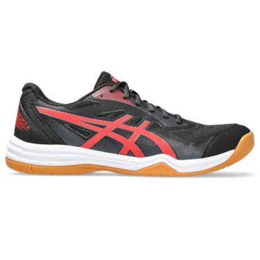 Imagem de ASICS T nis masculino de v lei Upcourt 5, Preto/vermelho cl ssico, 11.5