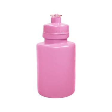 Imagem de Kit 25 Garrafa Squeeze de Água 300ml Plástico (Rosa Bebê)