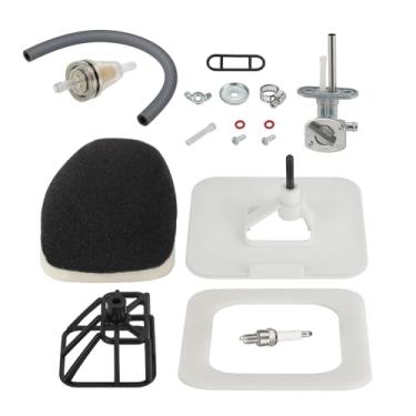Imagem de JAVIK Kit de filtro de ar com válvula de combustível Petcock vela de ignição para Yamaha TTR125 TTR-125 2000-2024 O.E.M# 5HP-14450-00-00