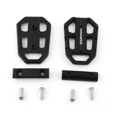 Imagem de Anti-derrapante Extensão do apoio para os pés, pedais maiores para R1200GS R 1200 GS 2013-2015 2016 2017 2018(Black r1200gs)