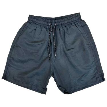 Imagem de Shorts Rota Da Onda Liso Com Bolso Juvenil - Preto-Unissex