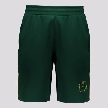Imagem de Bermuda Palmeiras Malha Golden Verde-Masculino
