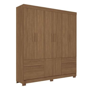 Imagem de Guarda Roupa Casal 8 Portas Curitiba Jatobá - Santos Andirá