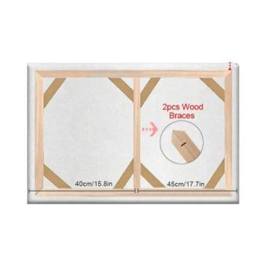 Imagem de Kit Grande De Molduras De Madeira DIY Para Tela 40x60 30x40 50x70 100x