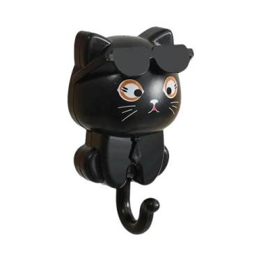 Imagem de Ganchos Adesivos De Parede Para Gatos, Cabideiro Decorativo De Animais