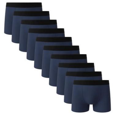 Imagem de Kit 10 Cuecas Boxer Basic Algodão Box Masculina Sortida - QLC SPORT, A