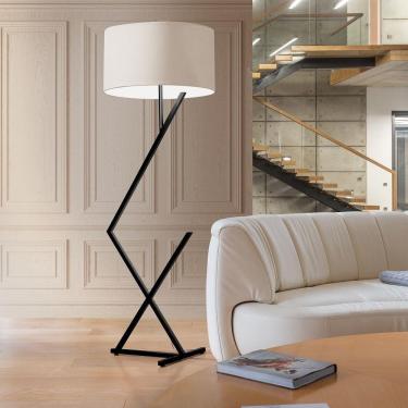 Imagem de Abajur De Chão Bali Pés De Ferro Estilo Industrial Moderno