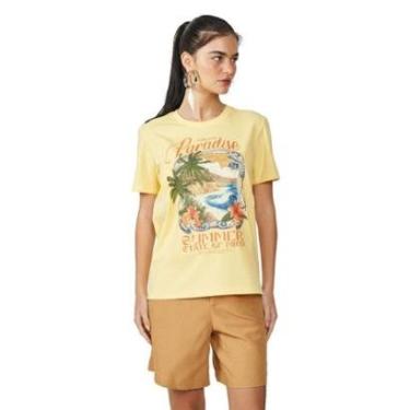 Imagem de Blusa Colcci Estampa Paradise Summer State Of Mind-Feminino