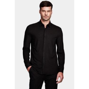 Imagem de Camisa Aramis Manga Longa Malha Liquid Repeller Preto-Masculino