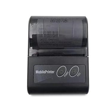 Imagem de Impressora de Códigos Barras BT Portátil Impressão Alta Clareza Controle por Telefone Compatível com iOS Android e Computador para Recibos Bilhetes
