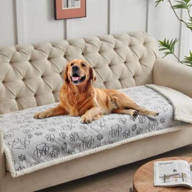 Imagem de Cobertor para animais de estimação Qeils Waterproof Reversível Sherpa 
