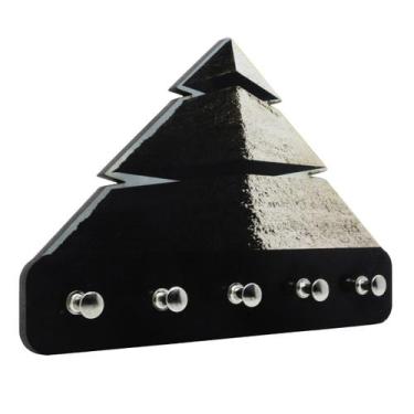 Imagem de Porta Chaves Sala Cozinha Parede Moderno Madeira Criativo - Decoraset