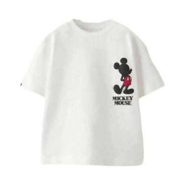 Imagem de Camiseta Infantil De Algodão Com Desenhos Animados Da Disney, Camiseta