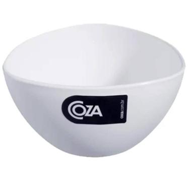 Imagem de Cremeira Triangular 250ml Branca Cumbuca Tigela Plástica Coza Pote Petiscos