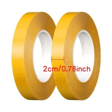 Imagem de Fita Adesiva PET Transparente Super Adesiva De Dupla Face Resistente A