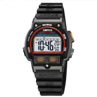Imagem de Relógio Masculino Skmei 2263 Digital Preto  Resistente à Água 10 ATM, 