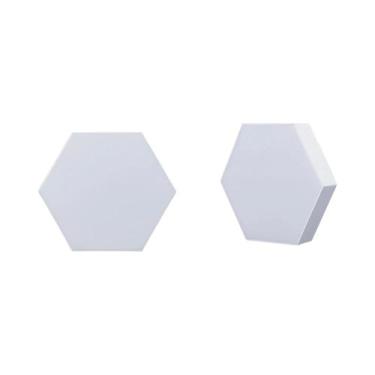 Imagem de Luz De Parede LED Hexagonal Branca Neutra Com Toque, Economizadora De 