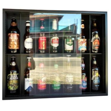 Imagem de Expositor 14 Nichos - Long neck COD55-1 - Genérico, Preto