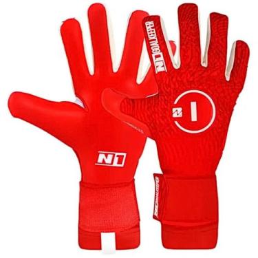 Imagem de Luva de Goleiro Profissional N1 Scorpius 2.0 - N1 Goalkeeper, Vermelho