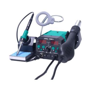 Imagem de Estação De Retrabalho Com Pistola De Ar Quente YIHUA 938BD-II 740W Com