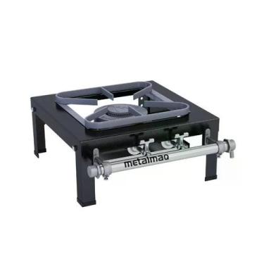 Imagem de Fogão Industrial 1 Boca 30X30 Dupla de Mesa S2020 Metalmaq