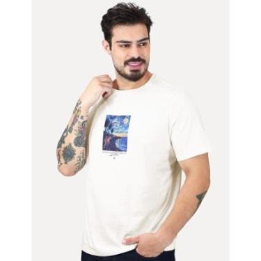 Imagem de Camiseta Dudalina Masculina Regular Memories Off White 42.01.0084 11-Masculino