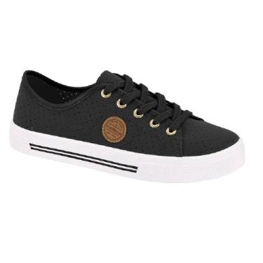 Imagem de Tenis Moleca Feminino Conforto Casual 5667.702, Preto, 36