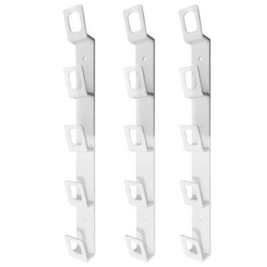 Imagem de Kit 3 Suportes De Gancho Para Bone - Ef 3d, Branco