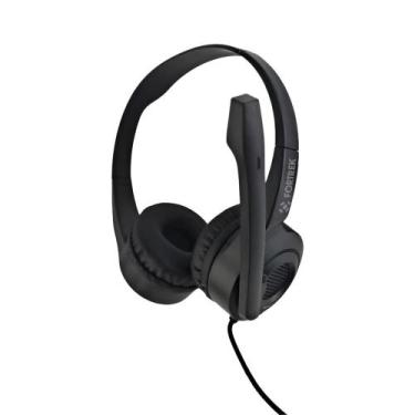 Imagem de Headset Office com Microfone Fortrek HBS102 USB Preto