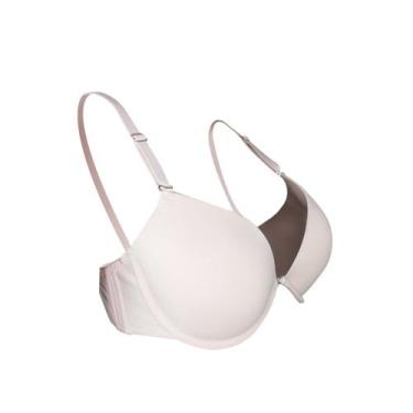 Imagem de Sutia Aro e Bojo e Alça Ajustavel Lingerie Roupa Intima - ABMIDIA, Beg