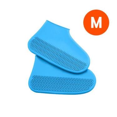 Imagem de Capa Chuva Tenis Pes Silicone Moto Bicicleta Bota Sapato Impermeavel -