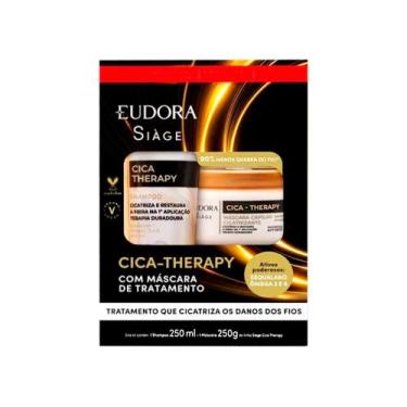 Imagem de Kit siàge shampoo 250ml + masc. tratamento 250g cica therapy - Eudora