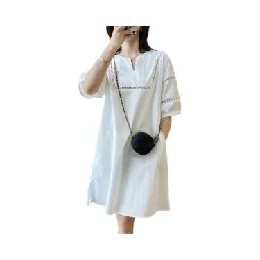 Imagem de Vestido Mini Feminino De Verão VONDA 2024 Elegante Casual Solto Sexy E