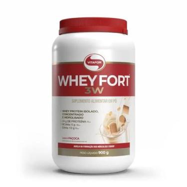 Imagem de Whey Fort 3W (900g) - Sabor: Paçoca - VitaFor