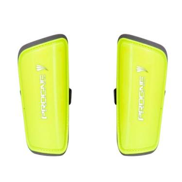 Imagem de Caneleira Progne Sports modelo Moccus Hotstamping, Amarelo
