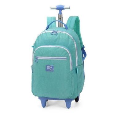 Imagem de MOCHILA RODINHA NOTE UP4YOU MC47232UP Verde - Luxcel, M, Verde