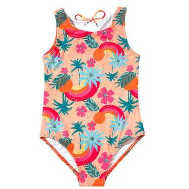 Imagem de Maiô Infantil Fps Uv 50+ Proteção Solar Tip Top Natação Roupa de Praia