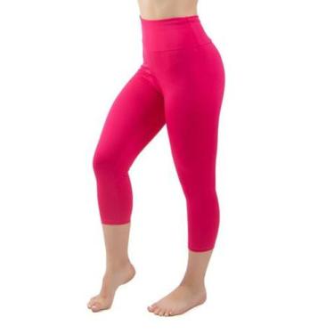 Imagem de Legging rosa cintura alta tamanho único P ao GG - Kanoeh