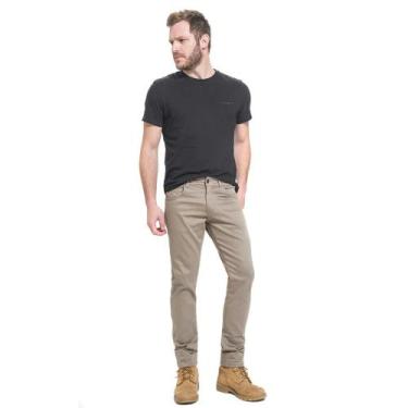 Imagem de Calça Masculina Skinny Sarja Capuccino - Bivik Jeans, Capuccino, 38