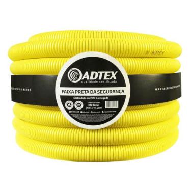 Imagem de Adtex corrugado amarelo 1 polegada 32mm 25 metro