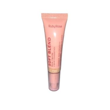 Imagem de Base Liquida Soft Blend Ruby Rose Nova Acabamento Matte Cobertura Médi