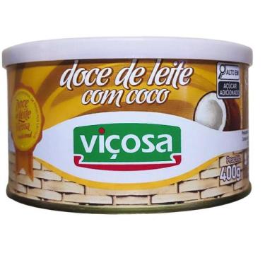 Imagem de Doce De Leite Viçosa com coco Lata 400G - Sabor irresistível