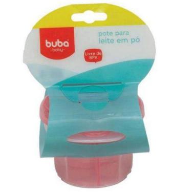 Imagem de Pote Para Leite Em Po Rosa 7761 Buba