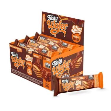 Imagem de Tasty Wafer Slim - 12 Unidades 30g Chocolate Belga - Adaptogen