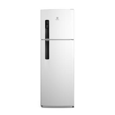 Imagem de Geladeira Electrolux Duplex Frost Free Autosense 380L Turbo Freezer Tf41 Inox Look 110V