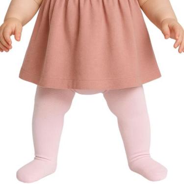 Imagem de Meia Calça Para Menina De Bebê Em Algodão Trifil, BB, Rosa