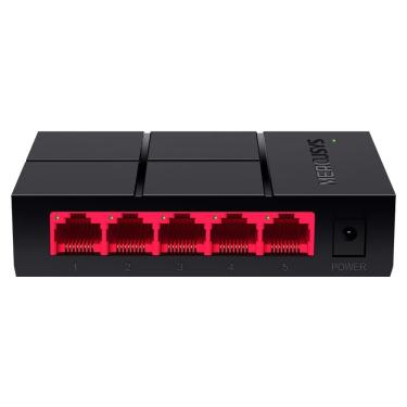 Imagem de Switch Mercusys MS105G 5 Portas RJ45 10-100-1000 Mbps Gigabit Plug-and-Play