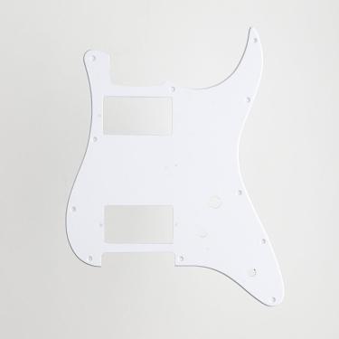 Imagem de Escudo para Guitarra 62 JPN Strat HH Acrílico 2,3mm 11 Furos Branco Spirit 231-WH